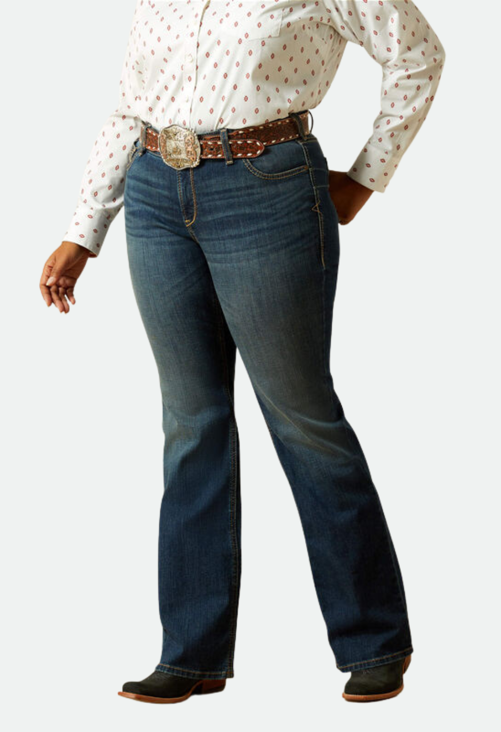 Ariat Women's Mid Rise Sonia Boot Cut Jeans Regular - Ocean