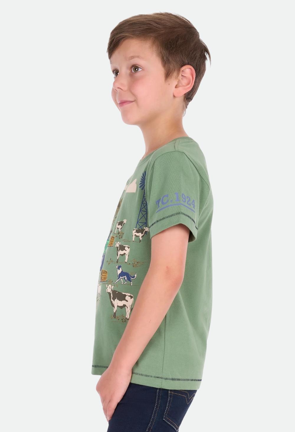 Thomas Cook Boys Joey Short Sleeve Tee - Light Green