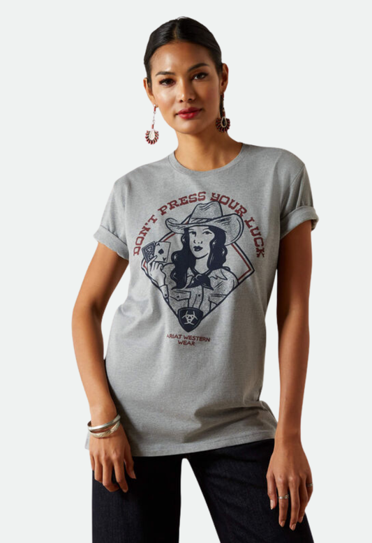 Ariat Women's Don't Press Your Luck T-Shirt - ICEBURG