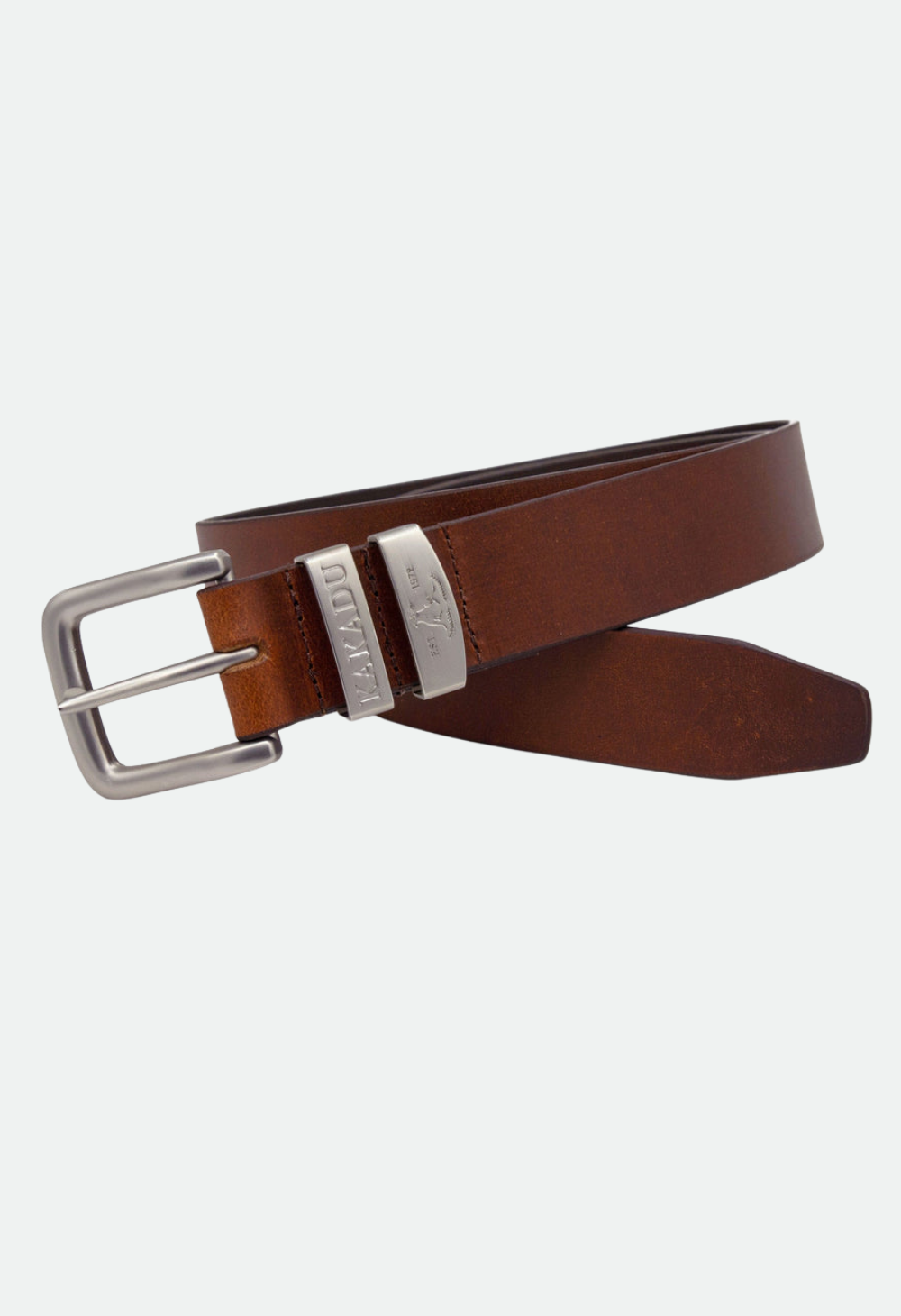 Kakadu Ironbark Belt Double Keeper - Cognac