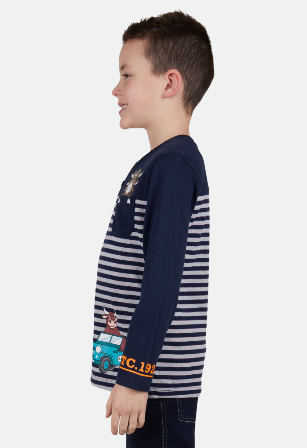 THOMAS COOK BOYS RIDE HENLEY L/S TEE – No Exchanges or Refunds