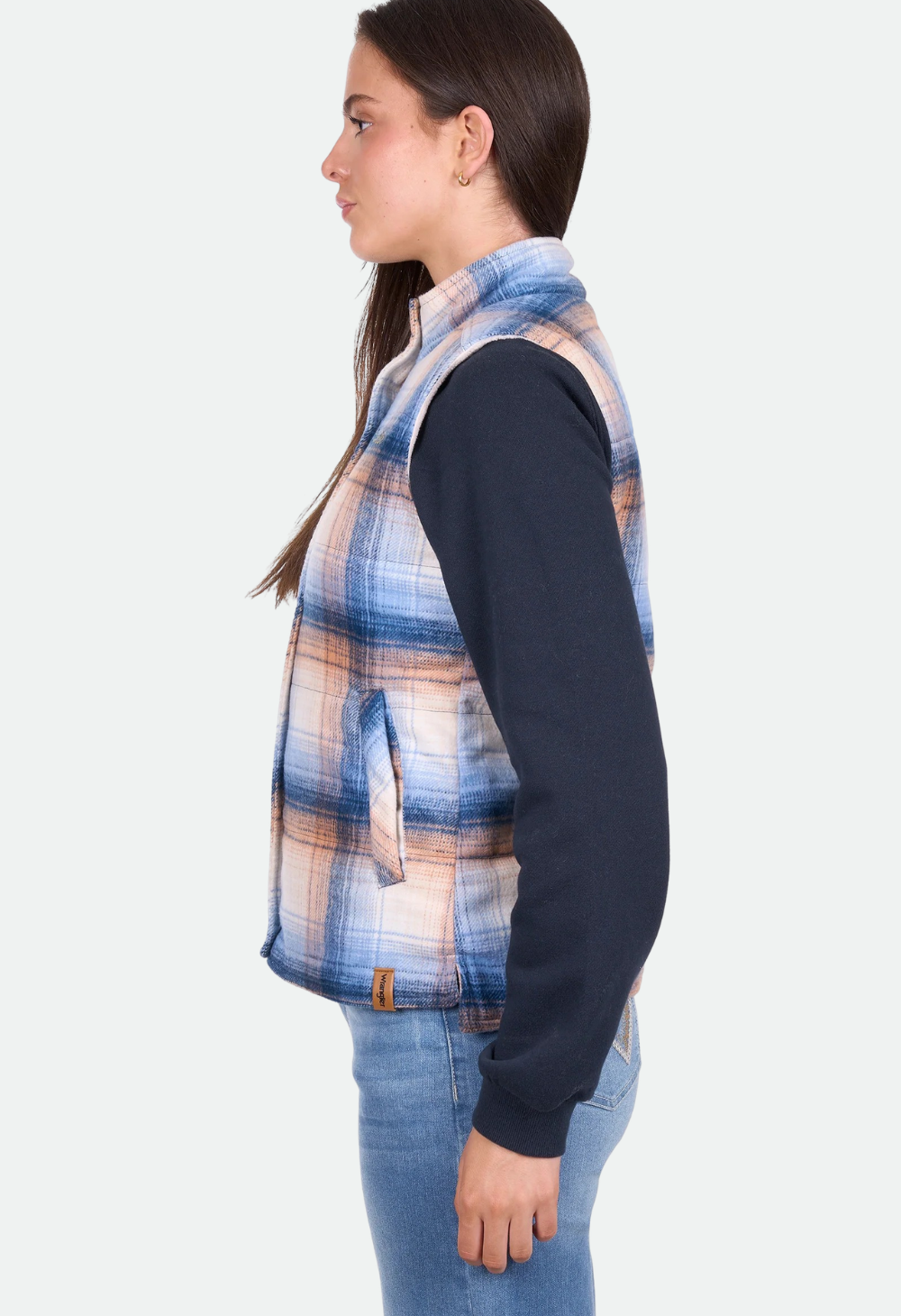 Wrangler Women’s Darla Vest - Blue/Clay