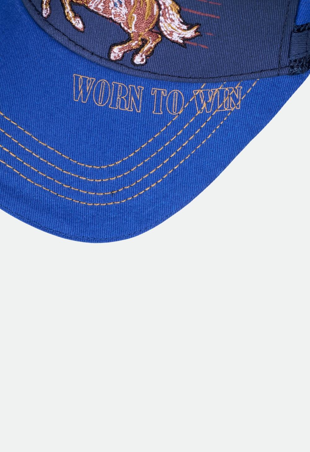 Wrangler Boy's Abe Trucker Cap - Navy/Blue