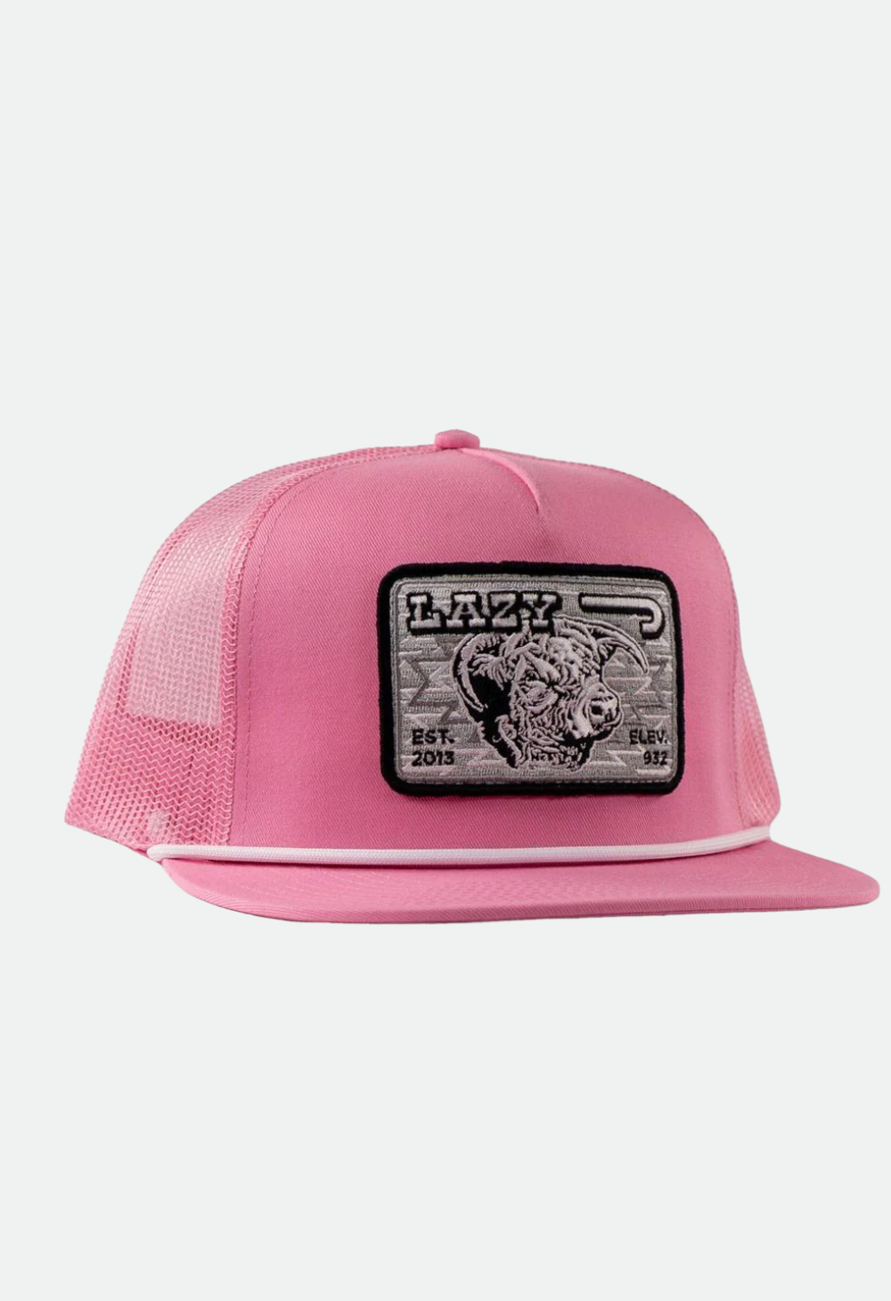 Lazy J Ranch Pink Cowpoke Classic Rope Trucker Hat