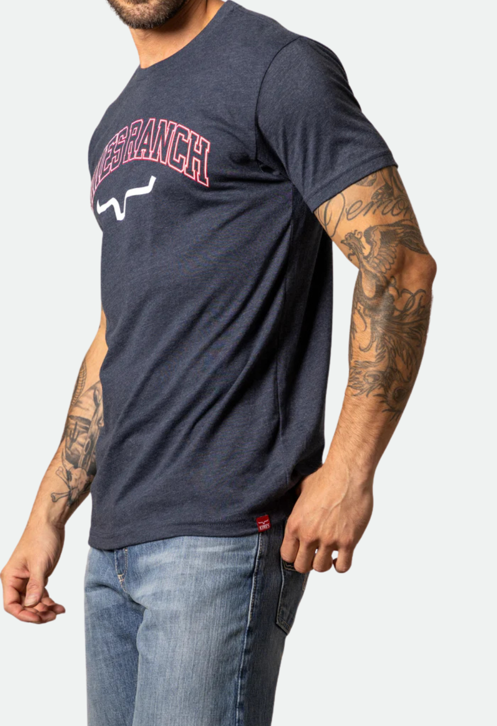 Kimes Ranch KR University Tee - Midnight Navy