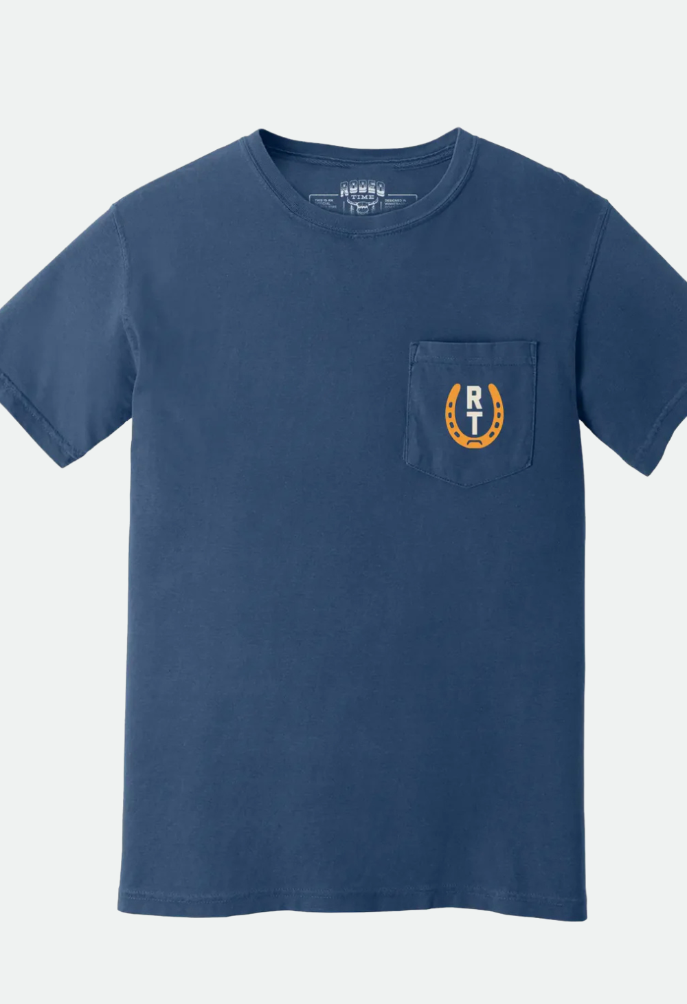 Rodeo Time Leaner Pocket T