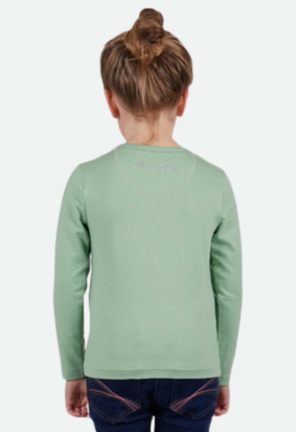 THOMAS COOK GIRLS DAHLIA LS TEE (SAGE) - CLEARANCE – No Exchanges or Refunds