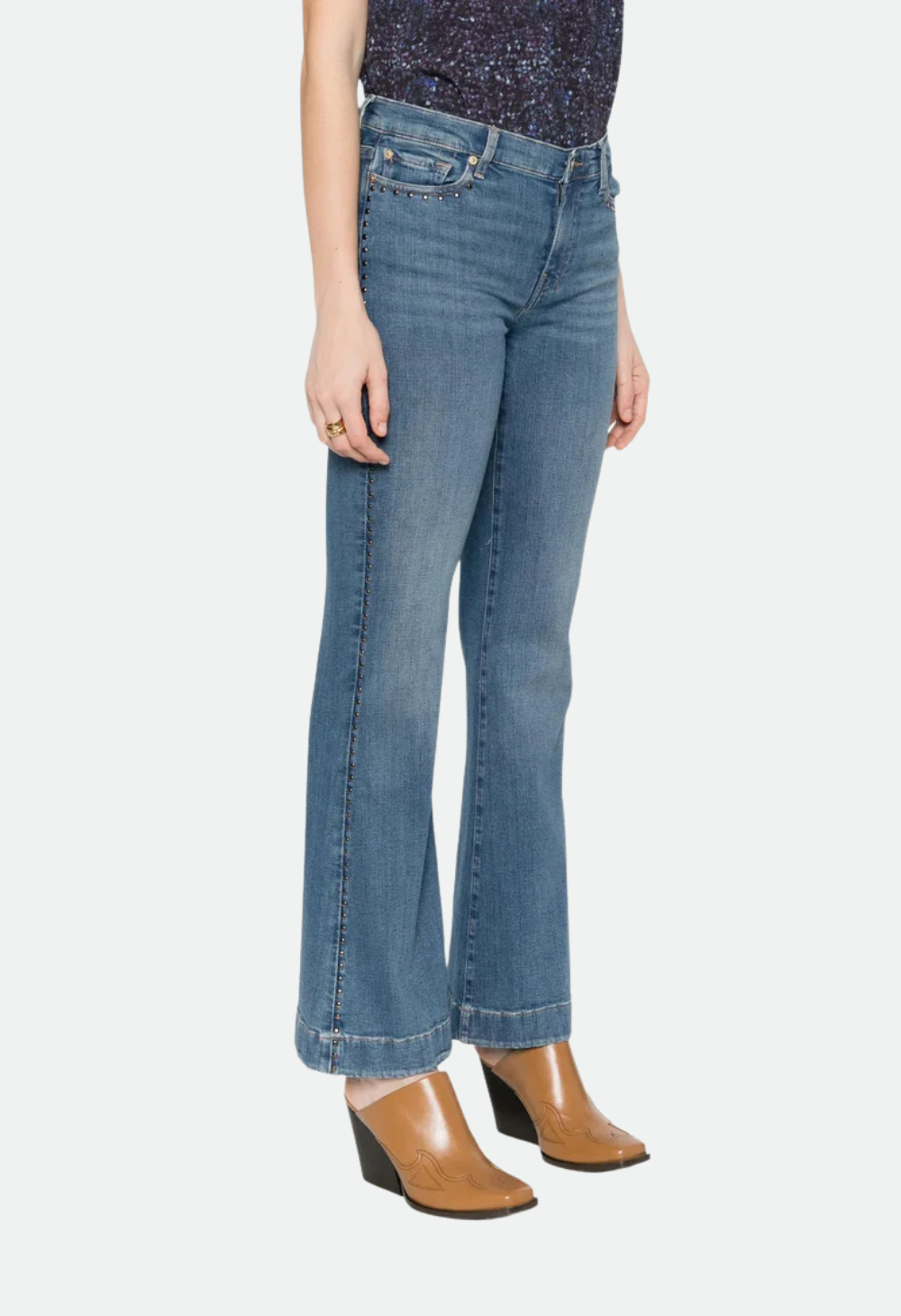 7 for All Mankind - Dojo Tailorless - Retro Fade - Mid Blue