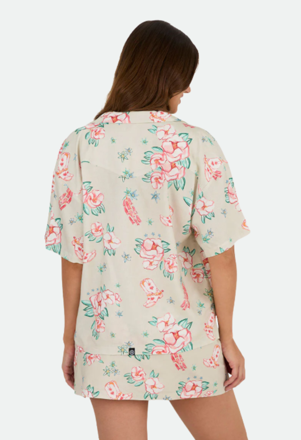 Ringers Western Womens Last Dance Button Down Shirt - Off White