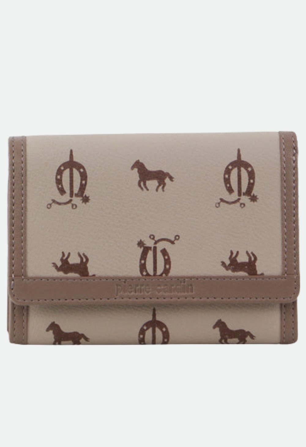 Pierre Cardin Leather Art Design Bi-Fold Flap Wallet