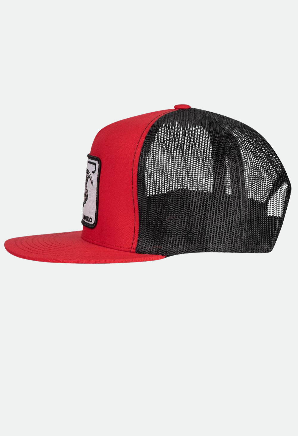 Lazy J Ranch Red & Black Willow Cattle Headquarters Classic Five Panel Trucker Hat