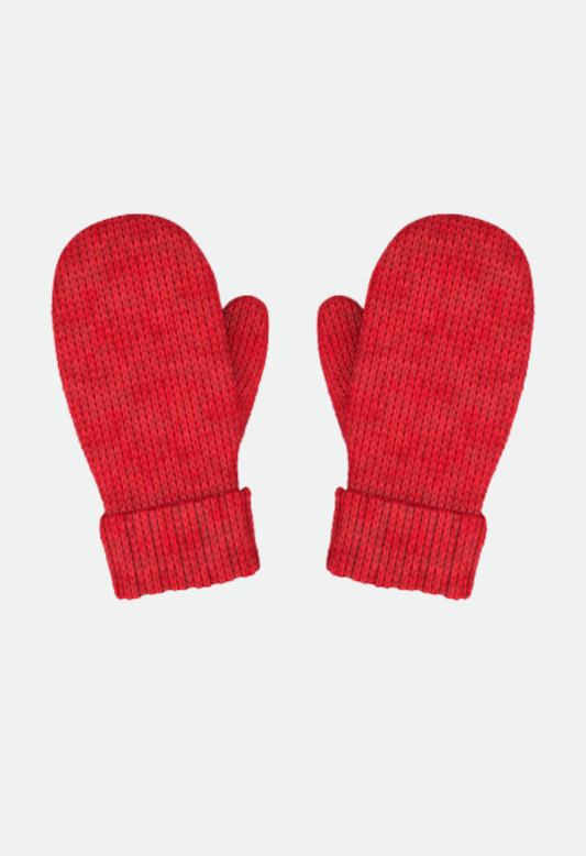 Avenel Kids Stretch Acrylic Mitten - Red