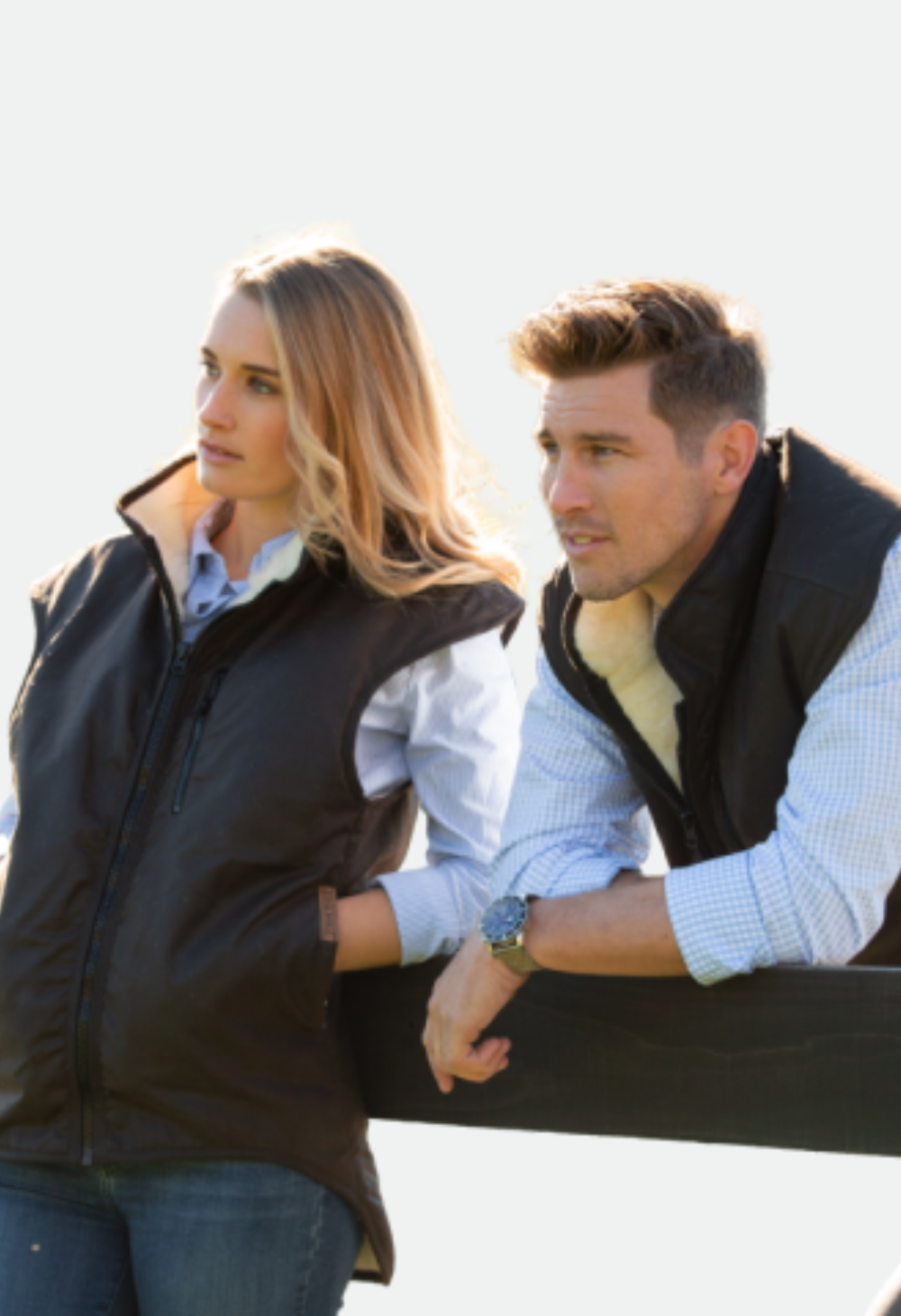 Styx Mill Brown "Shearling" Lined Vest