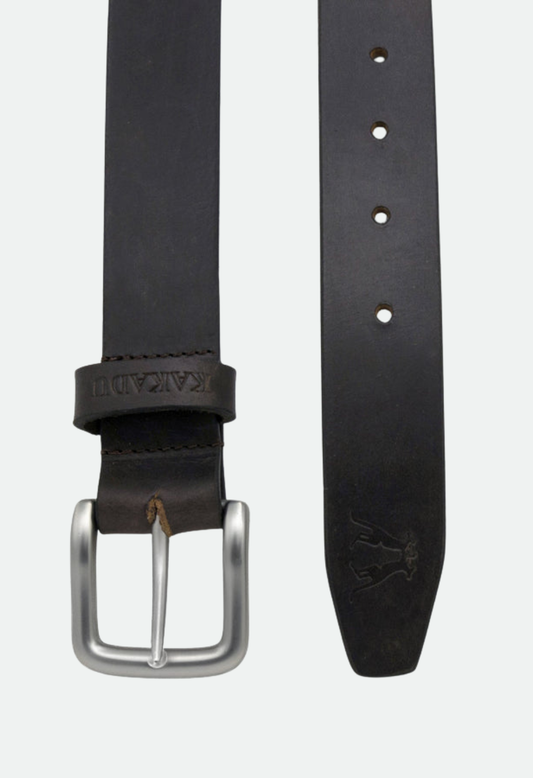 Kakadu Rustler Belt Single Keeper - Black