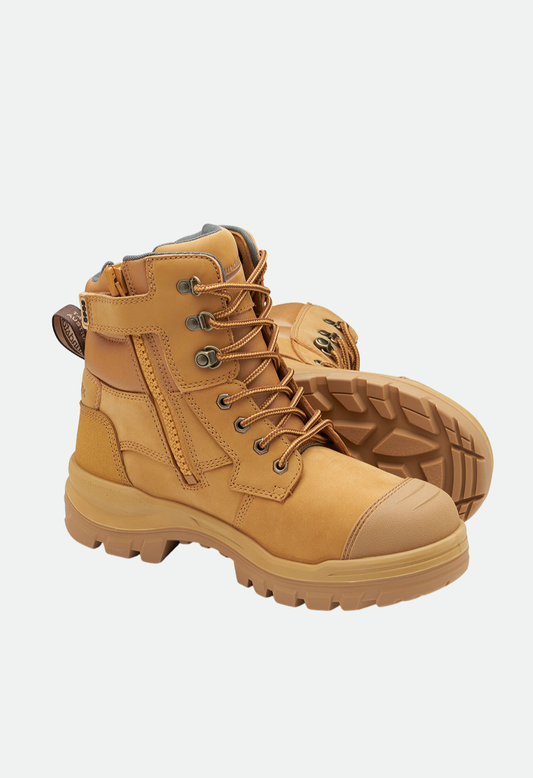 Blundstone 8060 TPU- Safety 150mm Ankle Zip Lace Up Boot