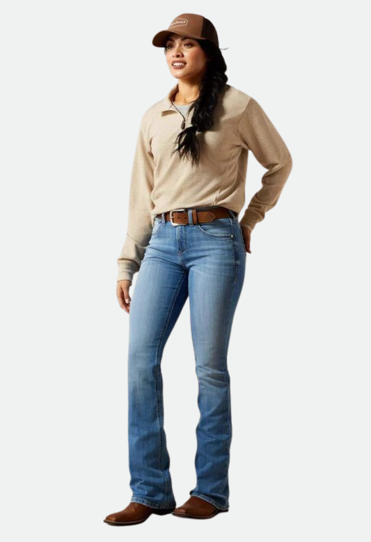 Ariat Women's High Rise Camellia Boot Cut Jean - Glendale