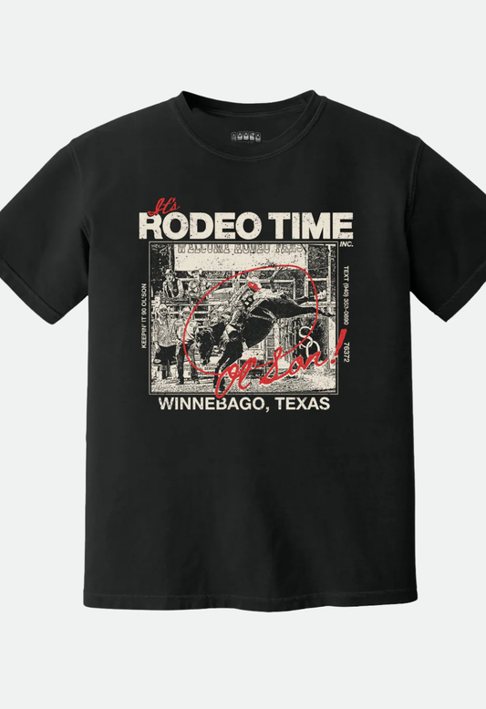 Rodeo Time Markout Black T