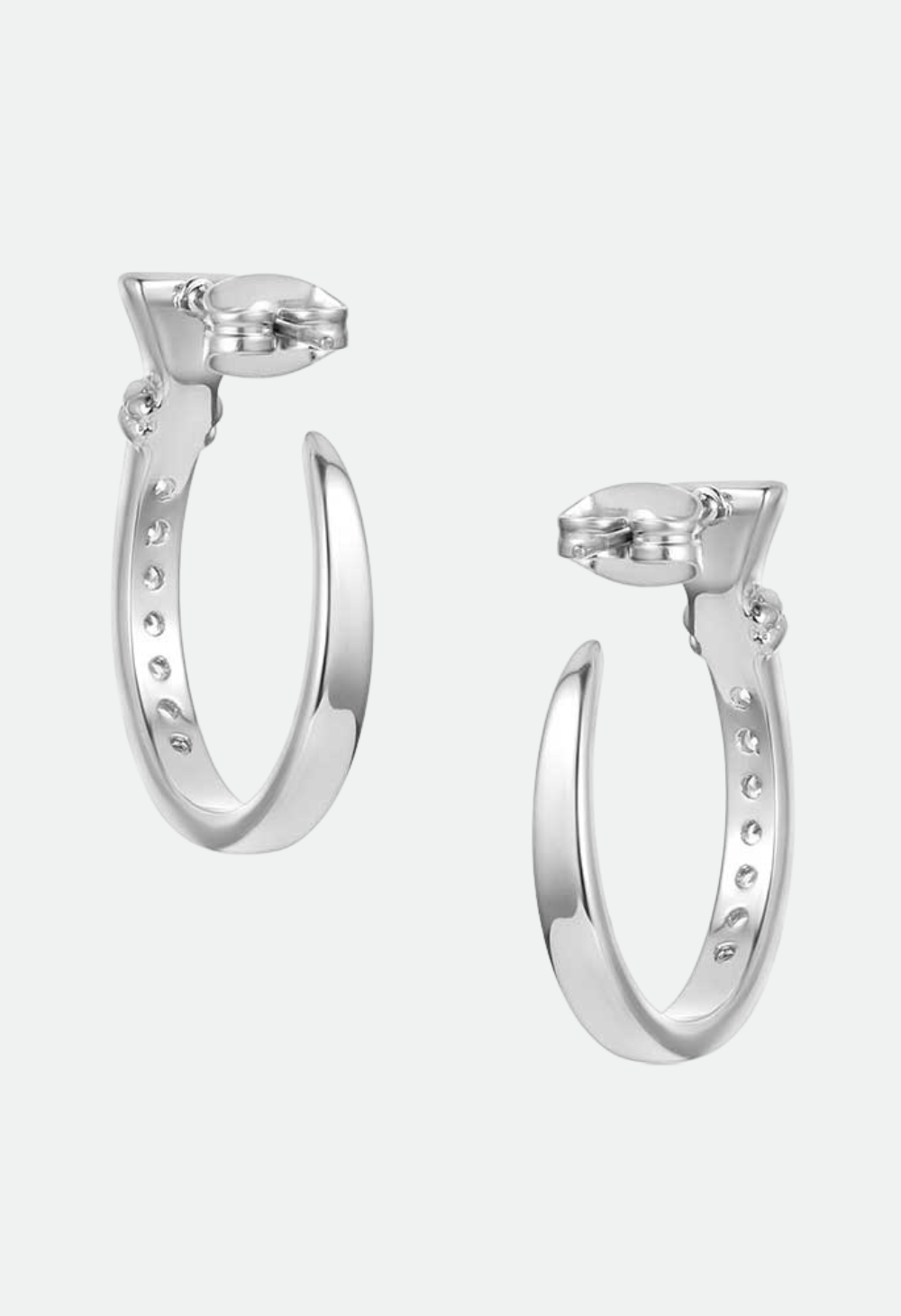 MONTANA HORSESHOE NAIL HOOP EARRINGS