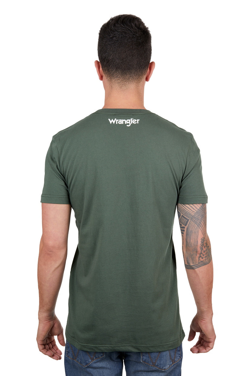 WRANGLER MENS LUCAS S/S TEE (CYPRESS)