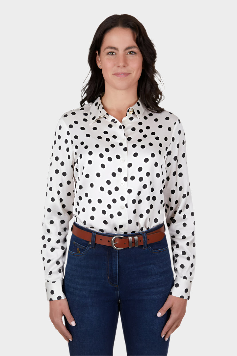 THOMAS COOK WOMENS TILLY L/S SHIRT (GARDENIA)