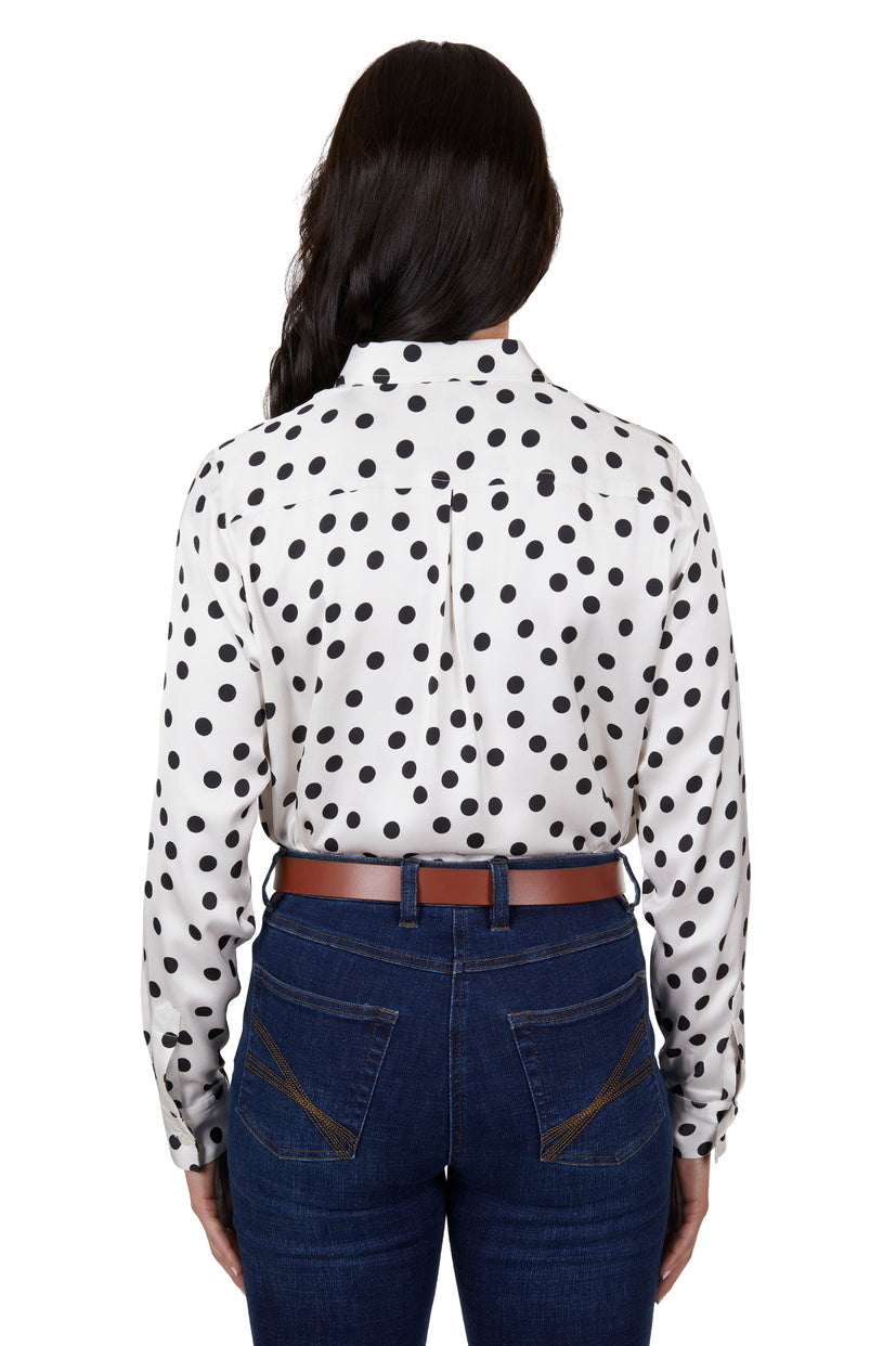 THOMAS COOK WOMENS TILLY L/S SHIRT (GARDENIA)