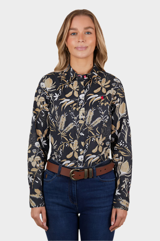 THOMAS COOK WOMENS EMMY L/S SHIRT (NAVY)