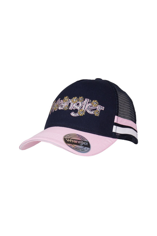 WRANGLER KIDS LUCINDA TRUCKER CAP (NAVY)