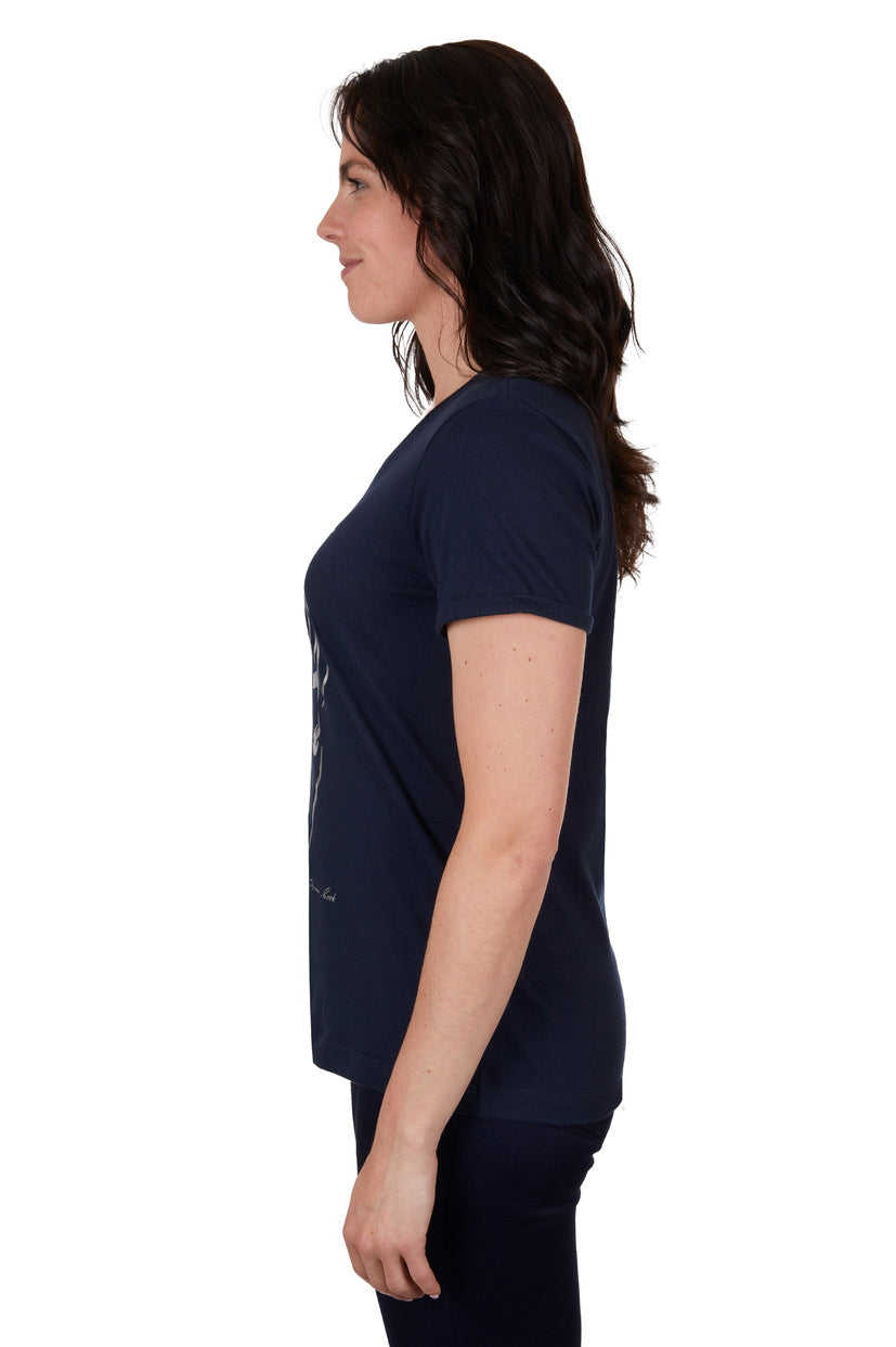 THOMAS COOK WOMENS WILLOW S/S TEE (NAVY)