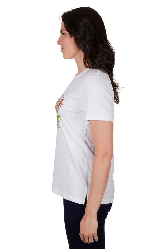 THOMAS COOK WOMENS CLAIRE S/S TEE (WHITE)