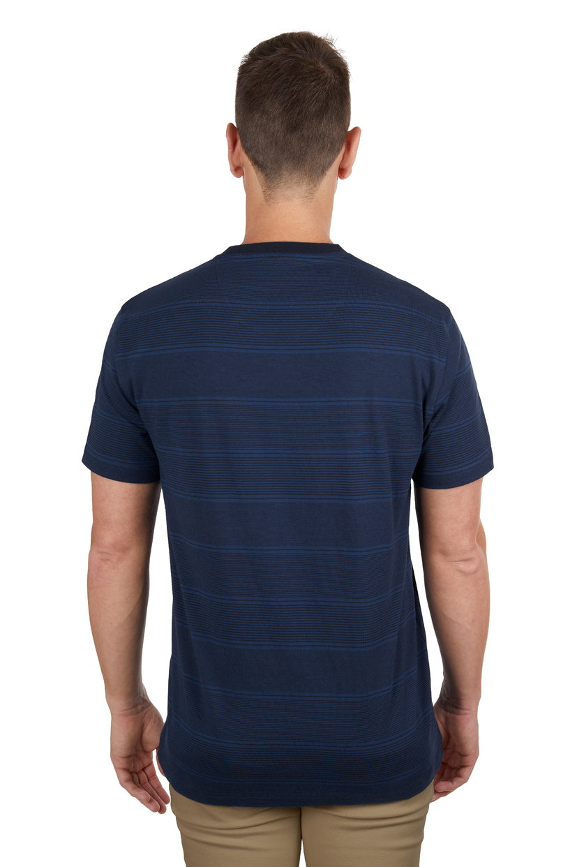 THOMAS COOK MENS SIMON 1-PKT S/S TEE (NAVY/BLUE)
