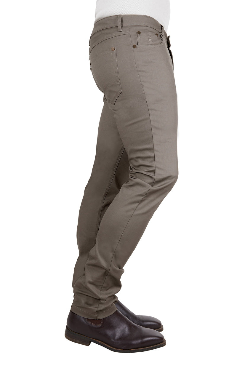 THOMAS COOK MENS BLAIR SLIM 5-POCKET PANT (TAUPE)