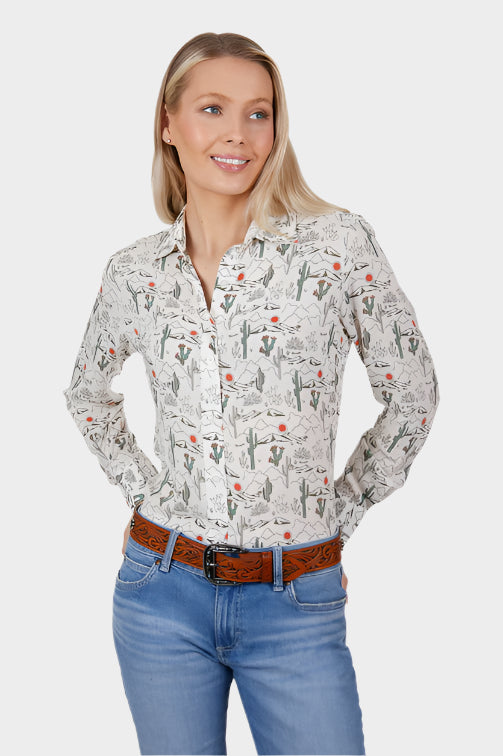 WRANGLER WOMENS SADIE LONG SLEEVE SHIRT