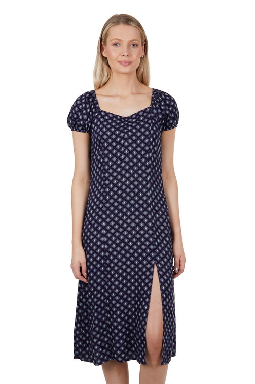WRANGLER WOMENS BETH DRESS (NAVY)-CLEARANCE