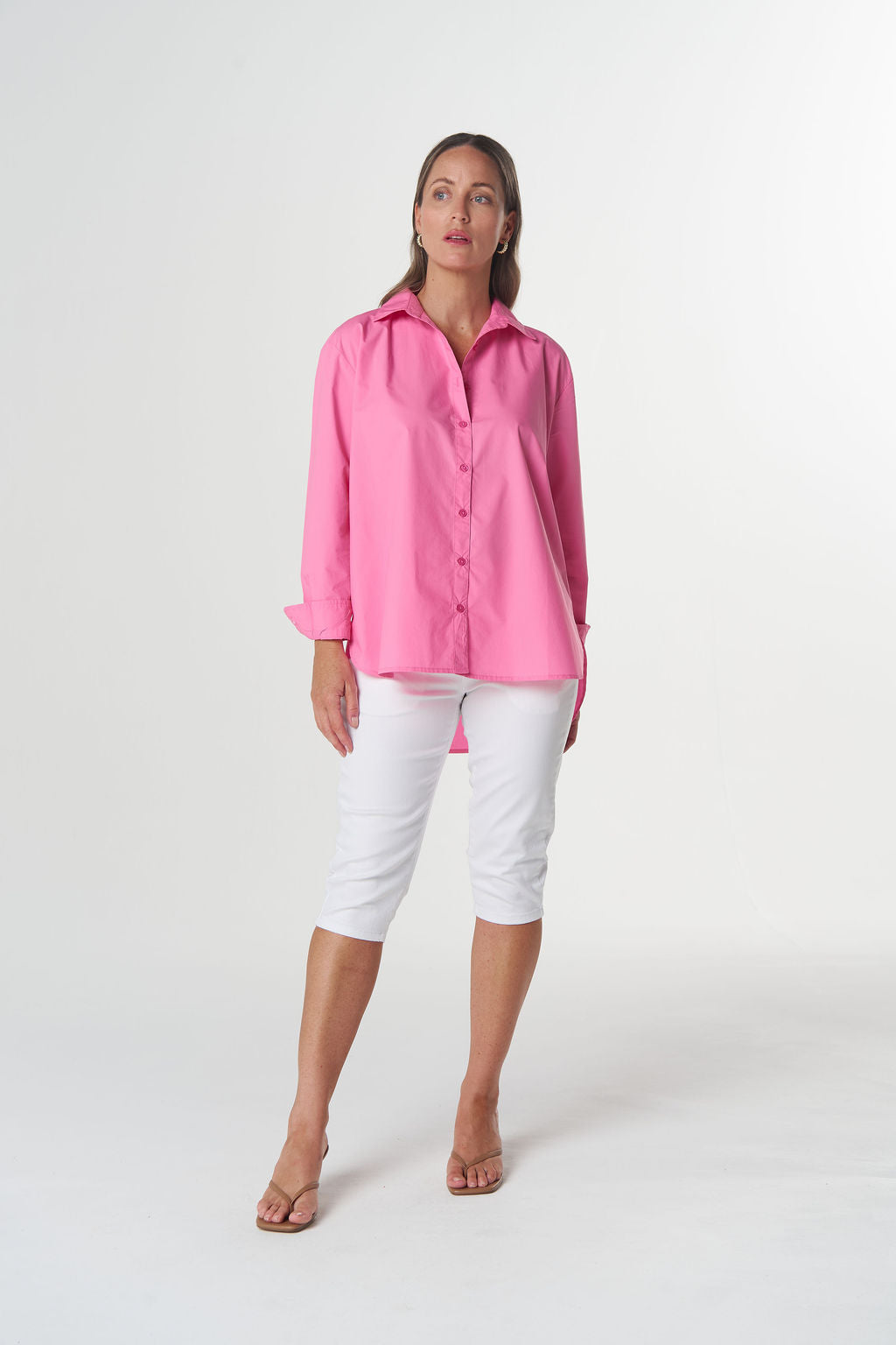 Goondiwindi Cotton Bloom Oversized Basic Shirt
