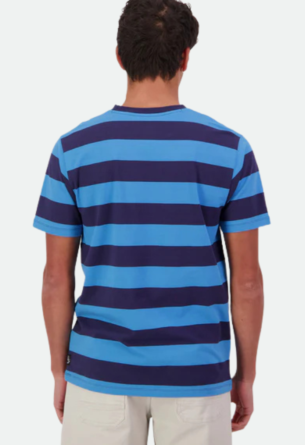 Swanndri Men's Stredwick Striped T-Shirt - Blue/Navy