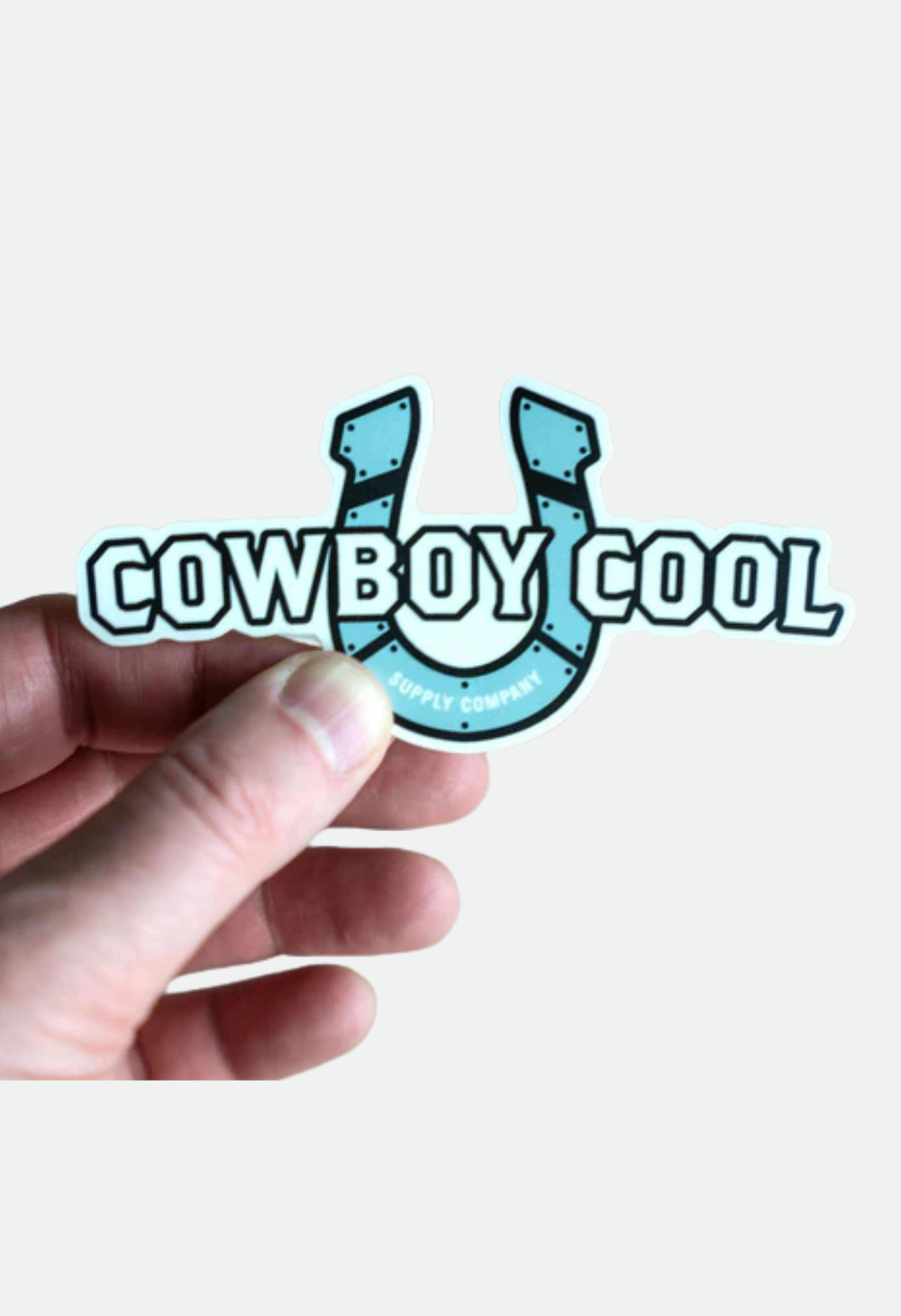 Cowboy Cool The Keg Sticker