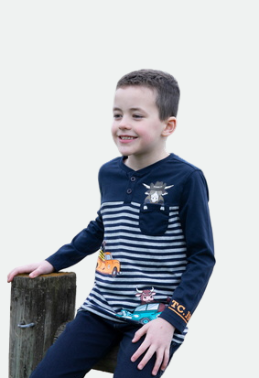 THOMAS COOK BOYS RIDE HENLEY L/S TEE – No Exchanges or Refunds