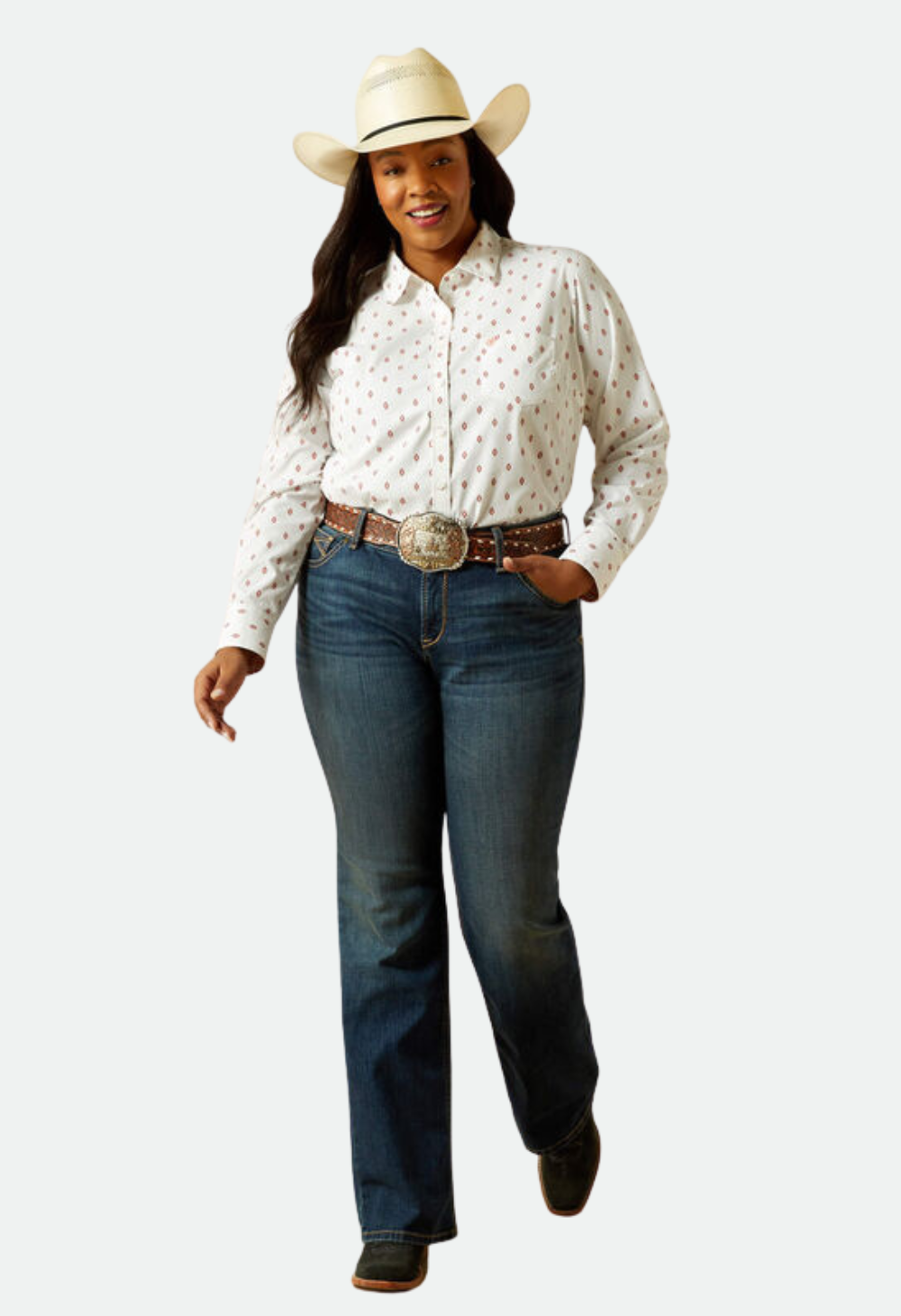 Ariat Women's Mid Rise Sonia Boot Cut Jeans Regular - Ocean