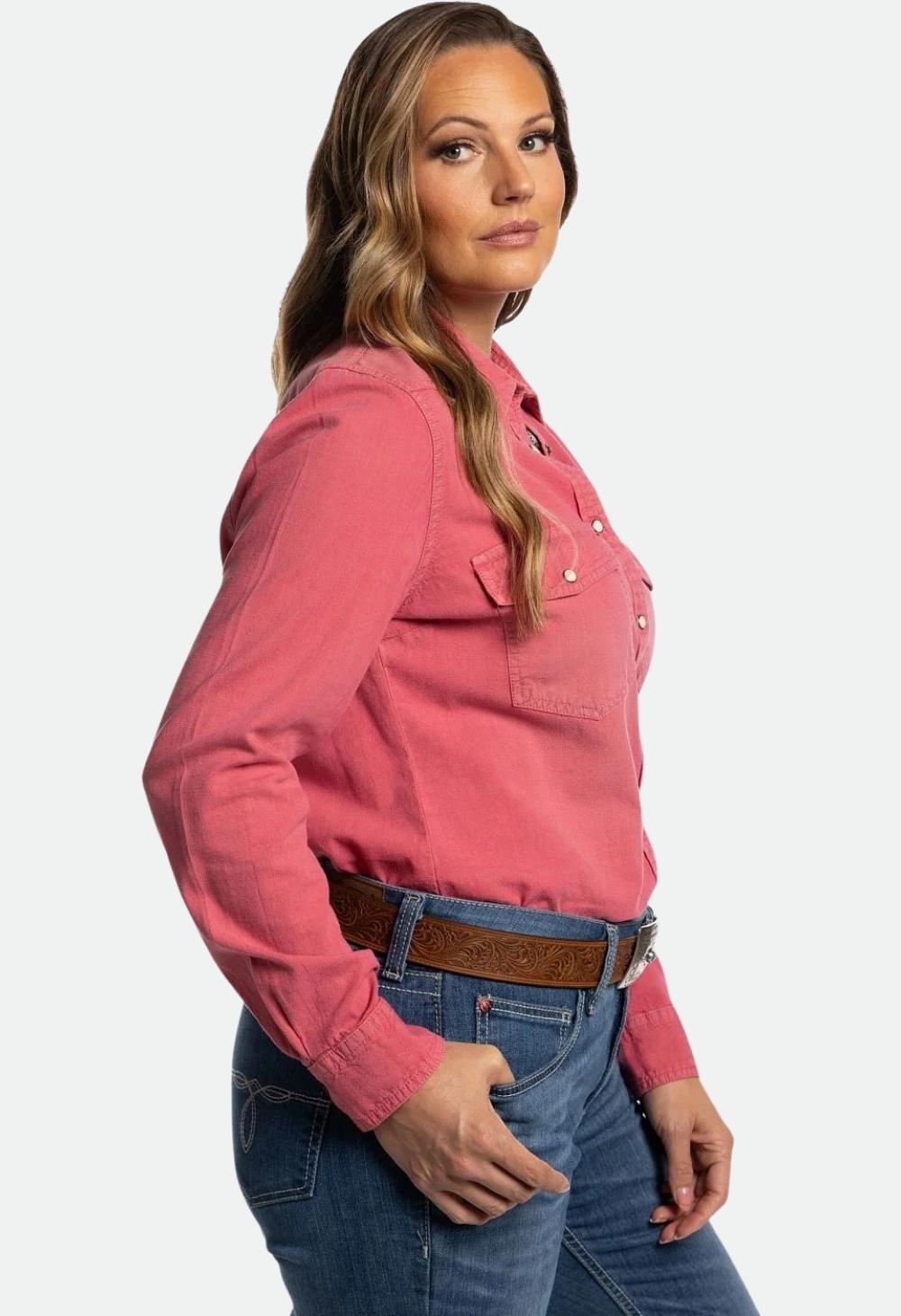 Justin Women's Snap Down Chambray