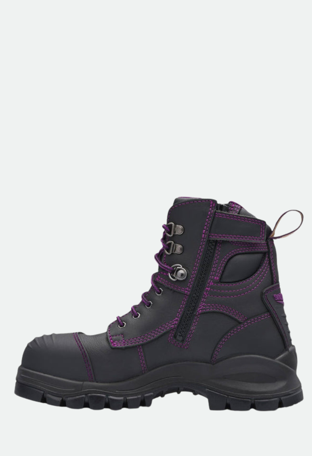 Blundstone 897 Womens PUR Safety 150mm Zip Lace Up Boot