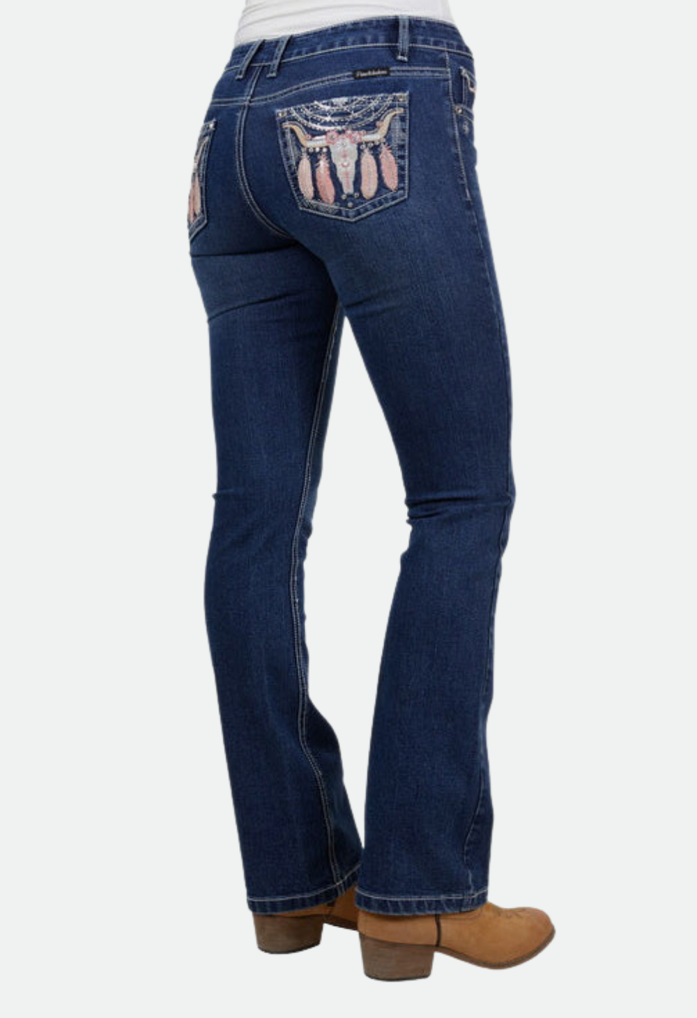 Pure Western Women's Ava Boot Cut Jean 32L (Indigo)