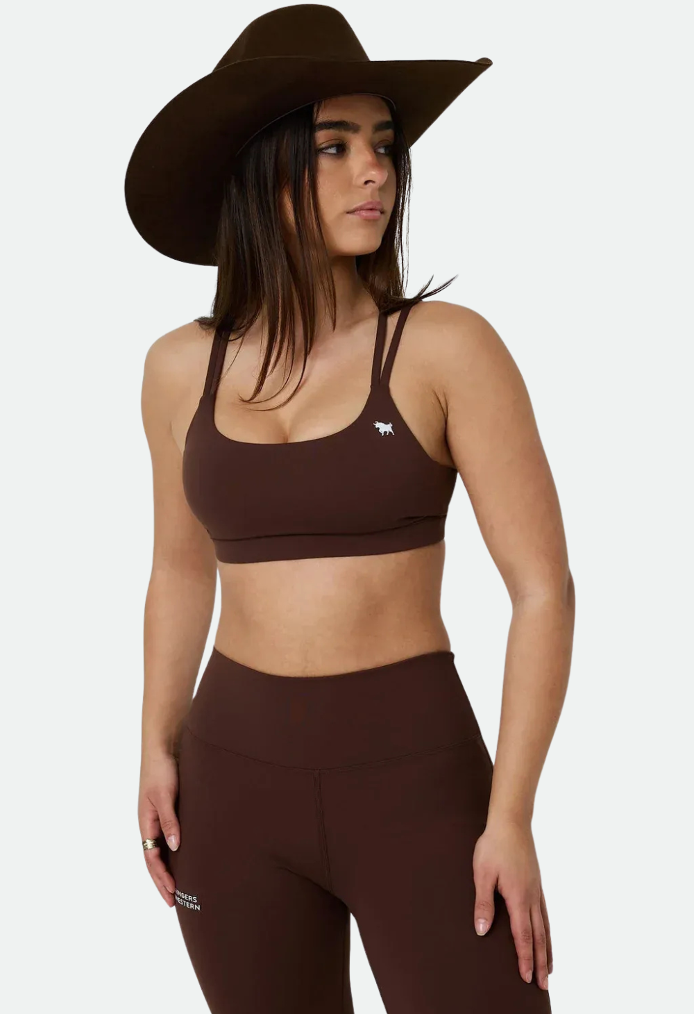 Ringers Western Women's Anikafit Signature Crop - Chocolate