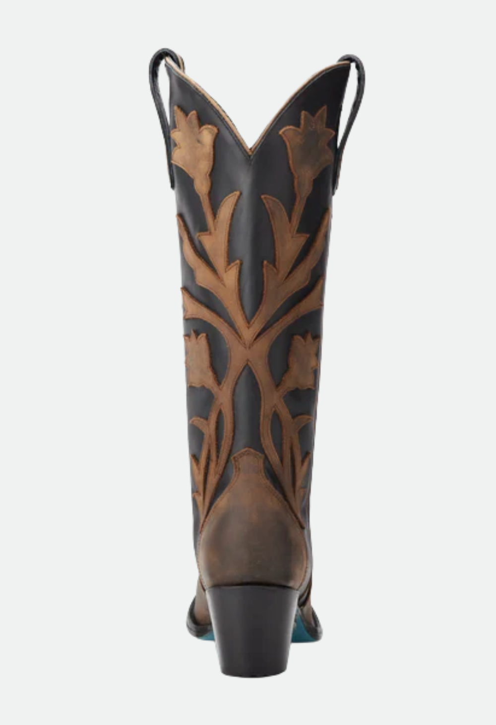 Lane Boots Jet Black & Burnt Caramel