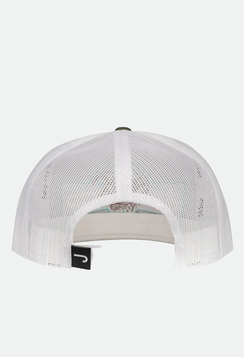 Lazy J Ranch Olive & White Diamond Banner Classic Rope Trucker Hat