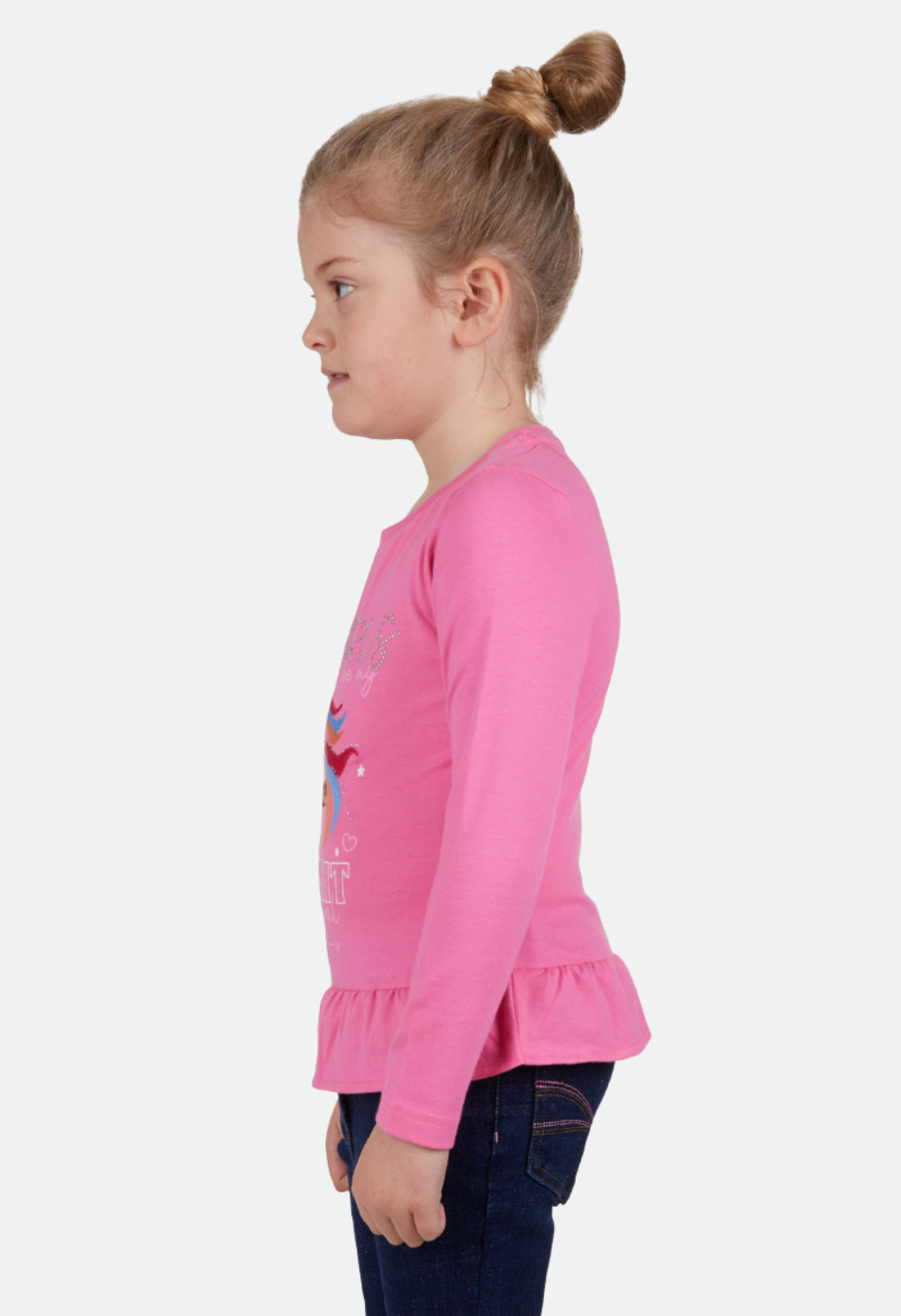 THOMAS COOK GIRLS ARIA L/S TEE (ROSE) - CLEARANCE – No Exchanges or Refunds