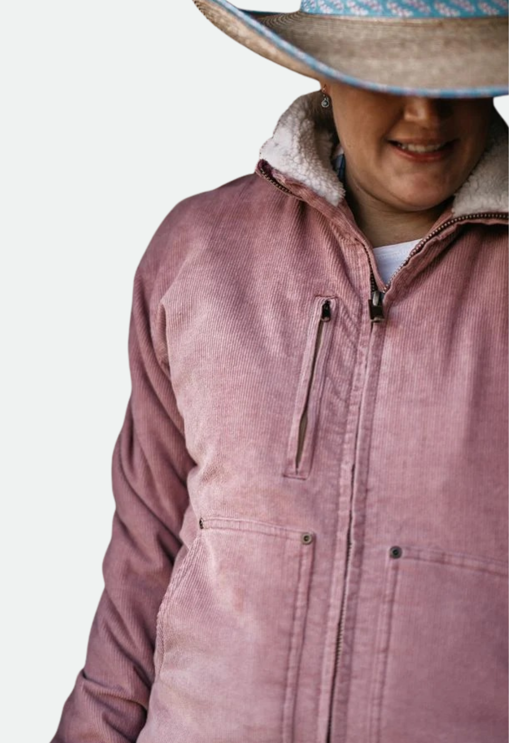 Just Country Adults Diamantina Sherpa Corduroy Jacket