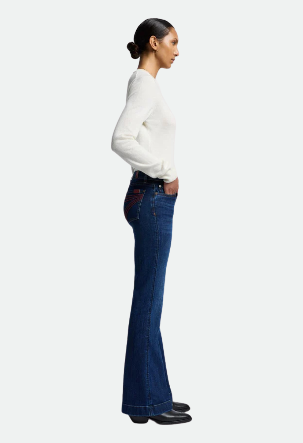 7 For All Mankind Heritage Dojo Rebellion Dark Blue