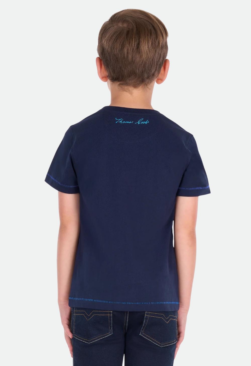 Thomas Cook Boys Dean Short Sleeve Tee - Navy