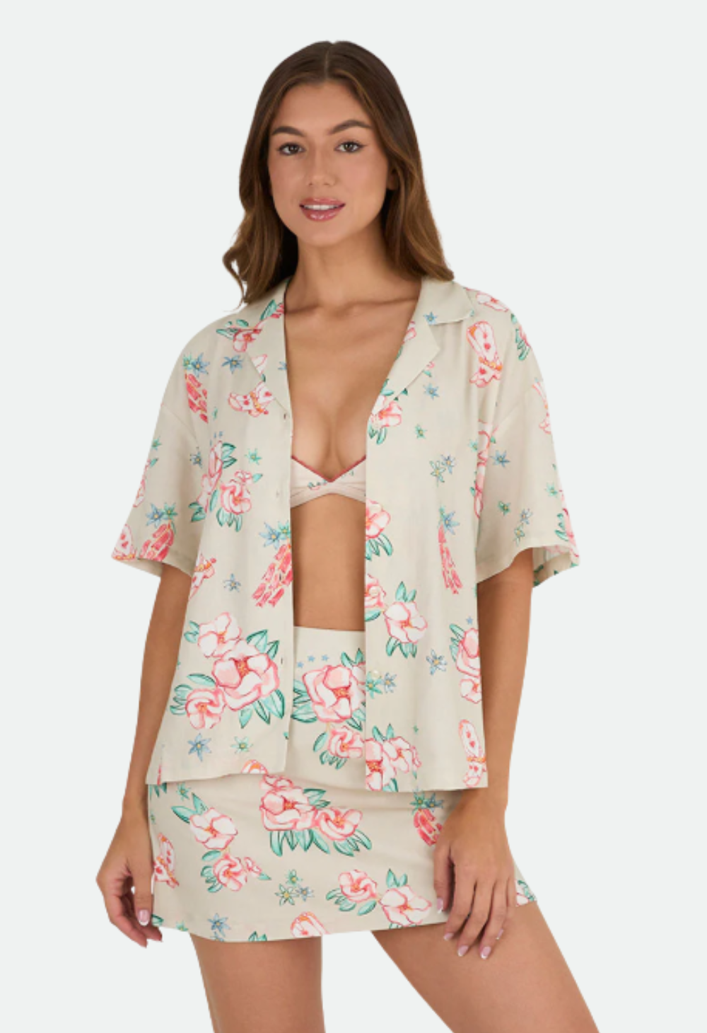 Ringers Western Womens Last Dance Button Down Shirt - Off White