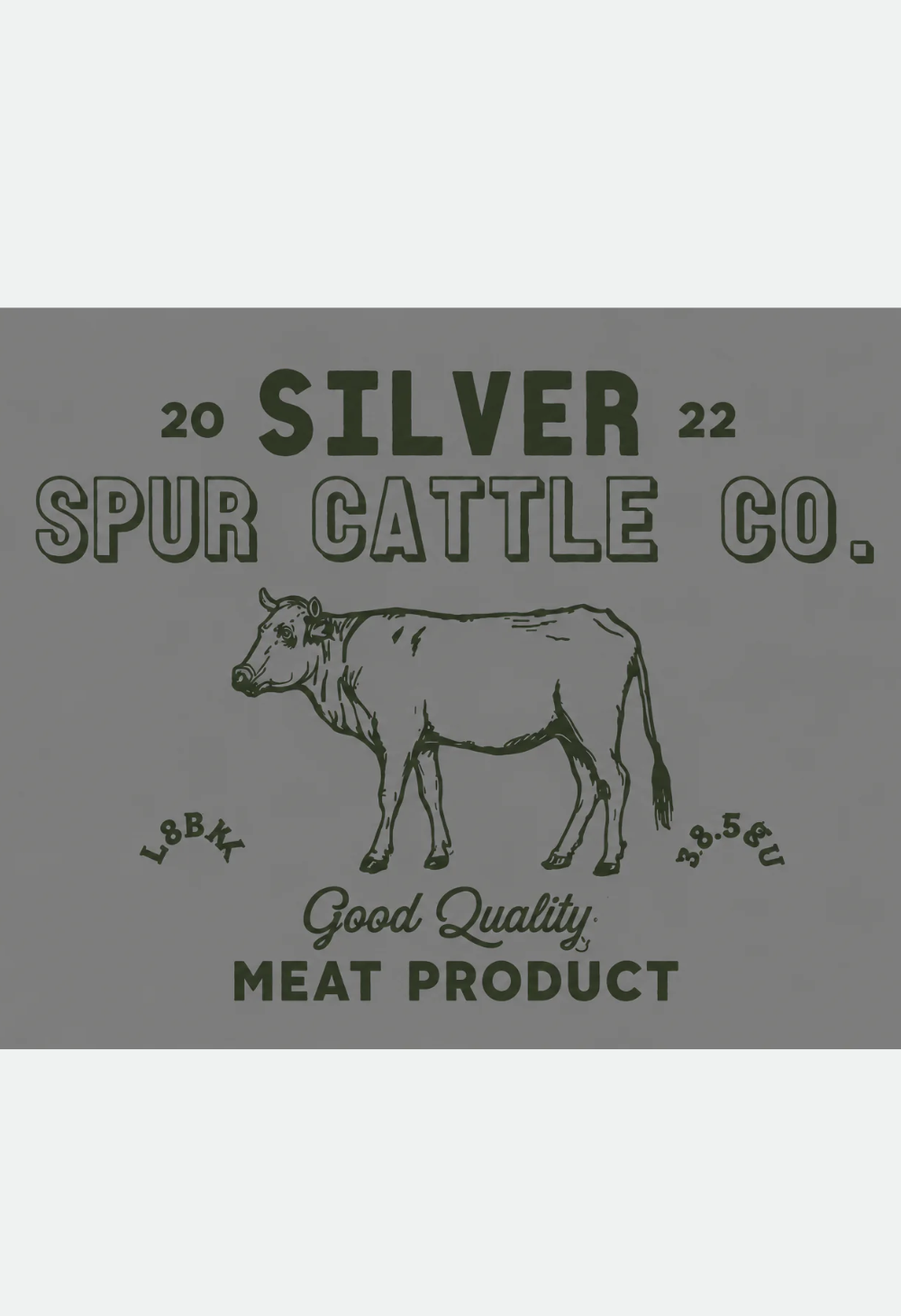 Silver Spur Hat Co. SS Cattle Co Tee - Shadow